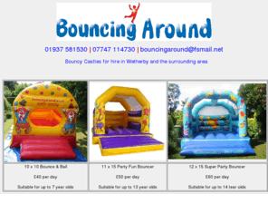 bouncingaround.co.uk: Bouncy Castle hire Wetherby - Bouncing Around
Bouncy Castle Hire Wetherby - Bouncing Around.