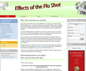 effectsoftheflushot.com: Effects of the Flu Shot
