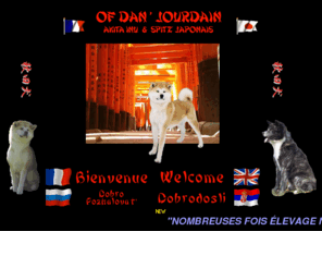 akita-dan-jourdain.com: AKITA Of Dan' Jourdain
Elevage AKITA INU Of Dan' Jourdain, spécialiste de la race Akita depuis une vingtaine d'années. ÉLEVAGE N°1 EN FRANCE 2006 ET 2007