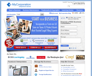 nevadasecretaryofstate.com: Incorporate Online, Incorporation Services, LLC, Trademark | MyCorporation.com
MyCorporation makes it easy to incorporate a business online - starting at $49