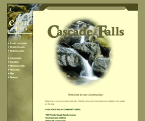 cascadefallshoa.com: Cascade Falls - Home Page
AtHomeNet Community Template