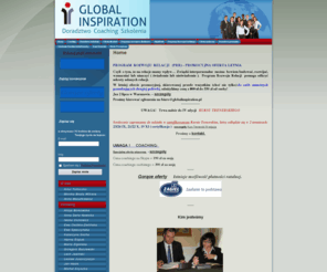 globalinspiration.pl: Globalinspiration. Szkolenia,doradztwo,coaching.
Każdy człowiek został stworzony z wyjątkowymi talentami, umiejętnościami. Ludzie, którzy używają swoich naturalnych zdolności, doświadczają mniej stresu, osiągają lepsze wyniki i bardziej prawdopodobne jest, że będą czuć, że ich praca jest ważna. Znając swój profil osobowości, łatwiej podejmować trafne życiowe decyzje.