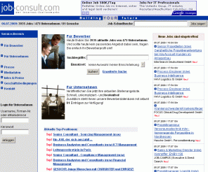 job-consult.com: Job-Consult  *  Der Internet-Stellenmarkt  *  Heute mit 3996 Jobs!
