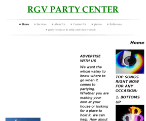 rgvpartycenter.com: Carlos Rodriguez DJ Service and Party Rentals - Home
Click to enter your own short introduction, greeting, or tagline here. Your introduction is the most powerful area of your web site, and your first chance to make a great impression, so try to give it some oomph! Grab your visitors' attention, and they'll 