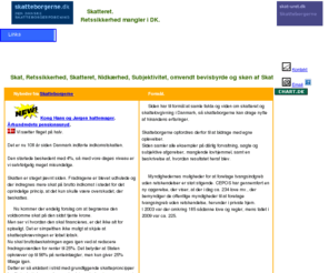 skat-uret.dk: Skat-Uret, retssikkerhed p skat?, skattesager, skat og afgifter, topskat, skattelove
Skat-Uret, retssikkerhed p skat?, skattesager, skat og afgifter, topskat, skattelove. 