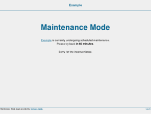 whataboutfengshui.com: Example » Maintenance Mode
Just another WordPress weblog