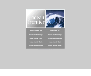 oceanfrontier.de: Ocean Frontier - Design. Music. Photos. Books.
webseite mit links und tips fuer webdesigner