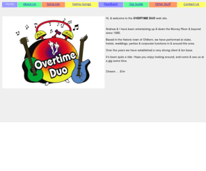 overtimeduo.com: Welcome
Home Page