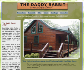 blueridge-cabinrentals.com: Blue Ridge Cabin Rentals | Georgia Mountains Vacation Homes | Daddy Rabbit
Vacation Cabin Rentals in beautiful Blue Ridge located in the North Georgia Mountains