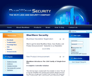 bluewavesecurity.com: BlueWave Security
BlueWave Security - The Wi-Fi Lock and Security Company