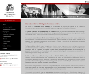 colegioprocuradoresalava.com: Colegio de Procuradores de Álava
Colegio de Procuradores de Álava, derecho procesal