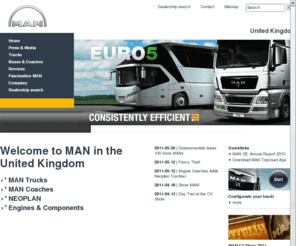 man.co.uk: MAN Truck & Bus - MAN Truck & Bus UK Ltd
MAN Truck & Bus UK Ltd offers a comprehensive range of commercial vehicles, buses, coaches and industrial engines to operators in the UK