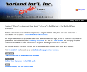 bottled-water.org: Learn All You Need To Know To Get Started in the Bottled Water Business
Norland Intl Learn All You Need To Know To Get Started in the Bottled Water Business.