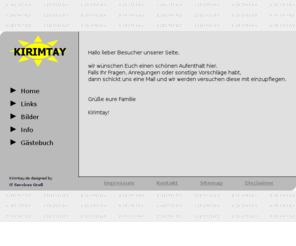 dezember.org: Kirimtay
Kirimtay.de ->  Private Homepage von Serhan Kirimtay