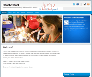 theheart2heartproject.org: Heart2Heart
Grassroots Movement Sharing Jewish Life on Campus