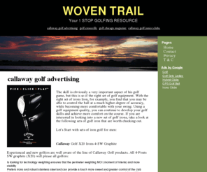 woventrail.com: WOVEN TRAIL
Your 1 STOP GOLFING RESOURCE