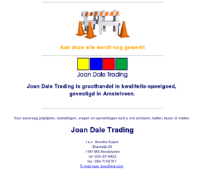 joandale.com: Joan Dale Trading
De website van Joan Dale Trading www.joandale.com