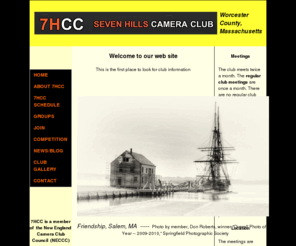 sevenhillscameraclub.org: Seven Hills Camera Club - Home
A member based camera club that meets monthly in Holden, MA, Worcester County.