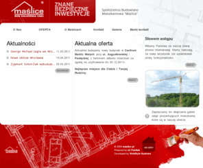 maslice.com: Spółdzielnia Budowlano-Mieszkaniowa MAŚLICE
Oferta nowych mieszkań budownych we Wrocławiu na Maślicach Małych