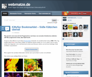 xn--karstdt-9wa.net: webmatze.de - Profi Tipps für einen erfolgreichen Internetauftritt
Wir zeigen Ihnen, wie man einen erfolgreichen Internetauftritt erstellt.