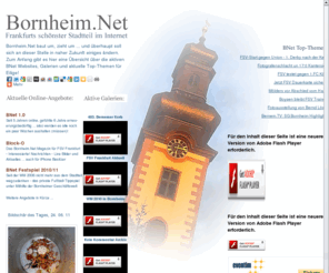 bornheim.net: Bornheim.Net - Frankfurts schönster Stadtteil im Internet
Bornheim.Net - Die Stadtteilzeitung zum Mitmachen!