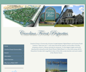 conwaystation.com: Carolina Forest Properties
Discover homes for Sale in Carolina Forest South Carolina Myrtle Beach Condos and homes are a short drive away.