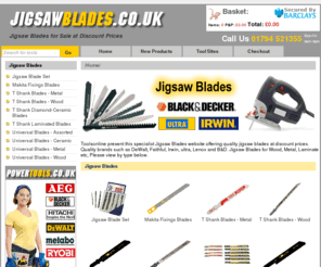 jigsawblades.co.uk: Jigsawblades.co.uk | Jigsaw Blades UK, Jigsaw Blades at discount prices.
Jigsaw Blades Specialists, Jigsaw Blades by Black & Decker, DeWalt, Faithfull, Erwin, Lenox and Ultra. Jigsaw Blades for Sale at Discount Prices UK.