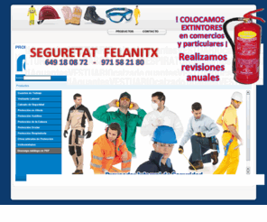 seguretatfelanitx.com: PRODUCTOS
Seguretat Felanitx - Proveedor Integral de Seguretat - Proteccion Laboral