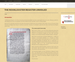 cyberbolleke.com: Introduction | The Rooklooster Register Unveiled
The Rooklooster Register unveiled