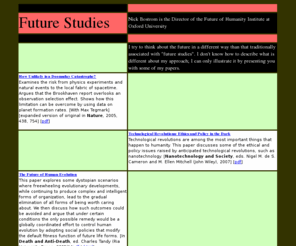 future-studies.com: Future Studies
A new way of thinking about the future