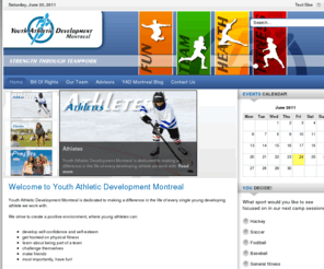 yadmontreal.com: YADMONTREAL.CA
Youth Athletic Development Montreal is dedicated to making a difference in the life of every single young developing athlete we work with!