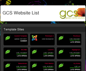 gcs-marketing.biz: GCS Website List
Marketing solutions for small business and we specialize in gardening centers