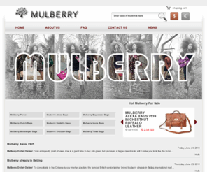 mulberryoutletonline.com: Mulberry Outlet Online! Mulberry Outlet Store Save 30%-50% For You! Mulberry bags Hot Sale Online!
Mulberry outlet online store waiting for you! Our special Mulberry outlet store provide high quality Mulberry bags! Mulberry outlet online is you best choice to purchase Mulberry bags!