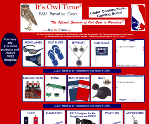 owltime.com: It's Owl Time! Stadium Shop
It's Owl Time!  The Ultimate FAU Fan Superstore.