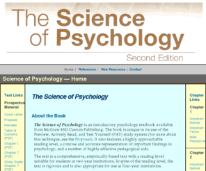 scienceofpsychology.com: Science of Psychology Home
Science of Psychology Home Page