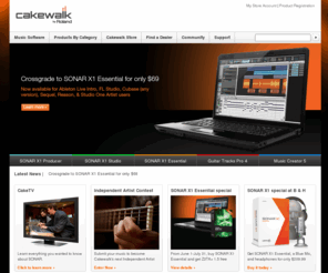 sonarle.com: Cakewalk.com - The World's Best Software For Recording And Making Music On PC And Mac
Cakewalk develops computer software for recording and making music.  Our products include award-winning digital audio workstations for PC, fully-integrated music making software and recording hardware, and innovative soft-synth virtual instruments for PC and Mac.