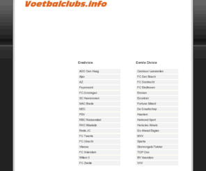 voetbalclubs.info: Voetbalclubs.info
Voetbalclubs.info