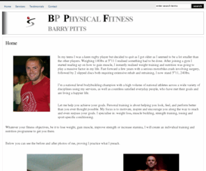 barrypitts.com: Barry Pitts
Barry Pitts - Personal trainer in London - Highly recommended