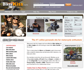 Bikerkiss.com: Biker Dating - Biker Personals for single Biker