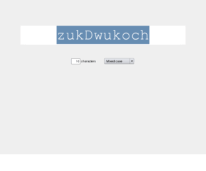 random-string.com: Random String
Random string generator.