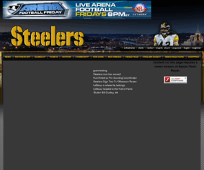 terribletowelfanclub.net: Official site of the Pittsburgh Steelers - Home Page
The official site of the Pittsburgh Steelers