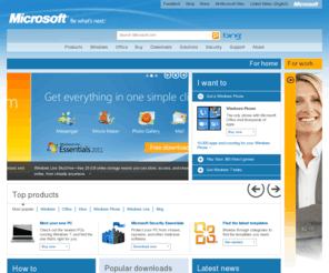windowvista.info: Microsoft.com Home Page
Get product information, support, and news from Microsoft.