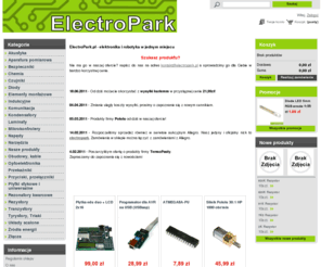 electropark.pl: ElectroPark.pl Elektronika i robotyka w jednym miejscu - ElectroPark.pl
Elektronika i robotyka w jednym miejscu www.electropark.pl