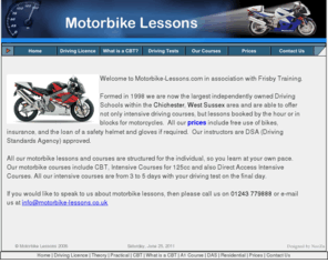 motorbike-lesson.com: Motorbike Lessons, Motorbike intensive courses, motorcycle lessons, DSA show me tell me questions
Motorbike lessons, motorcycle lessons, cbt courses, motorbike residential courses, motorcycle residential courses, 125 motorbike lessons, 500 motorbike lessons, direct access, courses, intensive courses, motorbike intensive courses, motorbike driving school, motorcycle driving school, moped cbt, motorbike CBT, motorcycle cbt, driving instructors, motorbike instructors, motorcycle instructors, driving lessons, driving lesson, driving school, DSA, driving licence, theory test, practical test, driving lessons, motorbike lessons in Norfolk, kings Lynn, UK motorbike lessons
