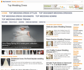 topweddingdress.com: Top Wedding Dress - Best Wedding Dress Information and Online Wedding Store
A complete wedding dresses shopping store and information guide for Top Wedding Dress, Top Wedding Gowns, Top Wedding Dress Trends, Top Designer Wedding Dress, Top Bridesmaid Dress Designers, Wedding Dress Style, Affordable wedding dresses, bridal gowns, bridesmaid dresses, flowergirl dresses and wedding accessories