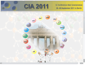 cia-conference.com: CIA-2007 4. Conference ber Ionenanalyse in Berlin
