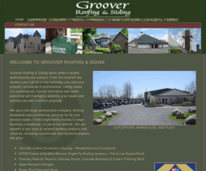 grooverroofingandsiding.com: Professional Roofing and Siding Services at Groover Roofing & Siding
Groover Roofing & Siding are a full-range company offering residential and commercial services. From single family homes to large business complexes, no job is too difficult.