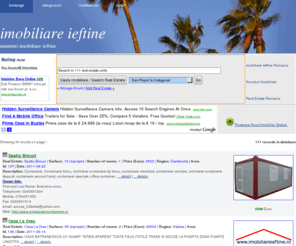 imobiliareieftine.ro: Imobiliare Ieftine - Anunturi Imobiliare Romania - Apartamente , Case , Terenuri
Site Anunturi Imobiliare Ieftine, Portal Anunturi Imobile, Imobile De Vanzare, Imobiliare de Vanzare, Locuinte si Apartamente, Case si Terenuri