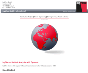 ingware.com: Ingware GmbH - Software für Baustatik, Grundbau, CAD
Umfassende professionelle Software für den Bauingenieur