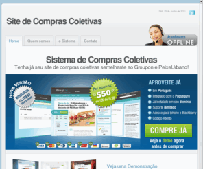 sitecomprascoletivas.com: Site de Compras Coletivas
Desenvolvimento de Site de Compras Coletivas, Criação de sistema de compras coletivas